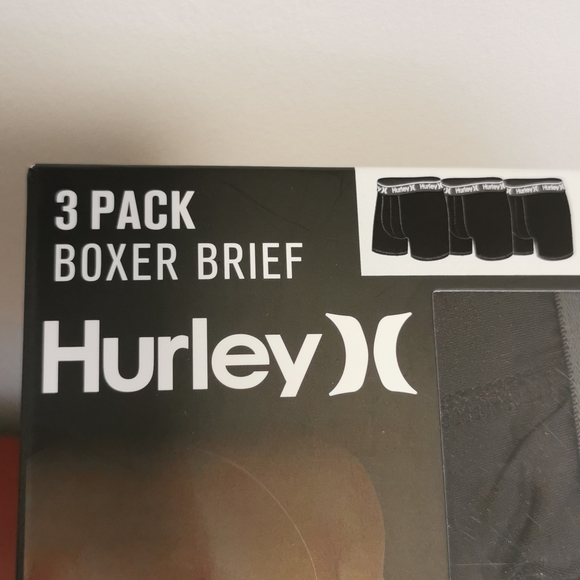 Hurley men's 3 pack boxer briefs size L - Picture 4 of 4
